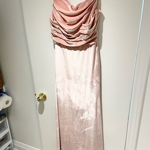 BEAUTIFUL DUSTY ROSE BRIDESMAIDS DRESS - Picture 3 of 3